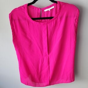 Violet & Claire Vibrant Pink Blouse
